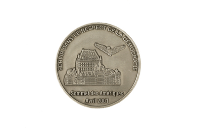 Médaille Sommet des Amériques, 2001