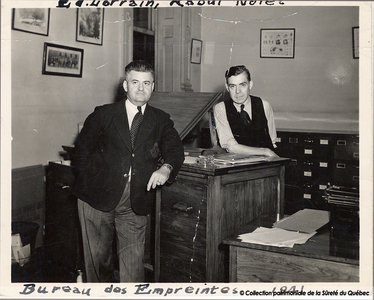 Bureau des empreintes digitales de Montréal, 1941