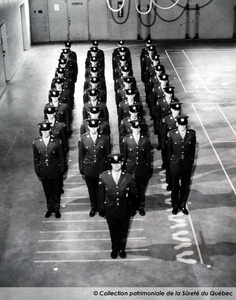 Formation en parade militaire, 1965