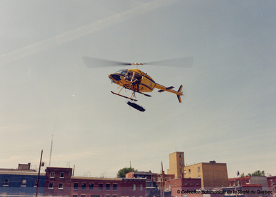 Hélicoptère C-FPQV, Bell Jet Ranger II, vers 1985