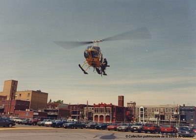 Hélicoptère C-FPQV, Bell Jet Ranger II, vers 1985