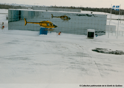 Hélicoptère C-FPQV, Bell Jet Ranger II, vers 1985