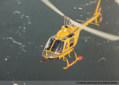 Hélicoptère C-FPQV, Bell Jet Ranger II, vers 1985