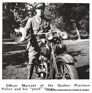 Officier de la circulation, vers 1930